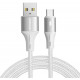 Baltas USB - MicroUSB laidas 120cm 3A "Joyroom SA25-AM3"