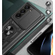 Juodas dėklas Samsung Galaxy Z Fold 5 telefonui "Slide Camera Armor"