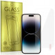 Apsauginis grūdintas stiklas Apple iPhone 14 Pro telefonui " Tempered Glass GOLD"