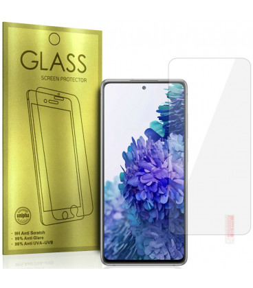 Apsauginis grūdintas stiklas Samsung Galaxy S20 FE telefonui "Tempered Glass GOLD"