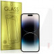 Apsauginis grūdintas stiklas Apple iPhone 14 Pro Max telefonui " Tempered Glass GOLD"