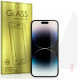 Apsauginis grūdintas stiklas Apple iPhone 14 Pro Max telefonui "Tempered Glass GOLD"