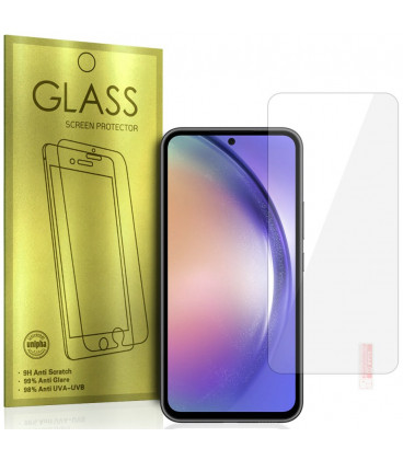 Apsauginis grūdintas stiklas Samsung Galaxy A54 5G telefonui "Tempered Glass GOLD"