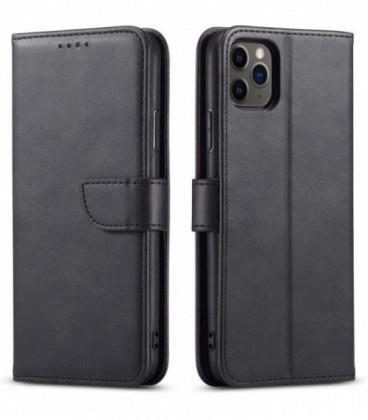 Dėklas Wallet Case Samsung A556 A55 5G juodas