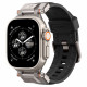 Juoda (Titanium) apyrankė Apple Watch 6 / 7 / 8 / 9 / 10 / SE / Ultra 1 / 2 ( 44 / 45 / 46 / 49 mm) "Tech-Protect Delta Pro"