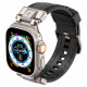 Juoda (Titanium) apyrankė Apple Watch 6 / 7 / 8 / 9 / 10 / SE / Ultra 1 / 2 ( 44 / 45 / 46 / 49 mm) "Tech-Protect Delta Pro"