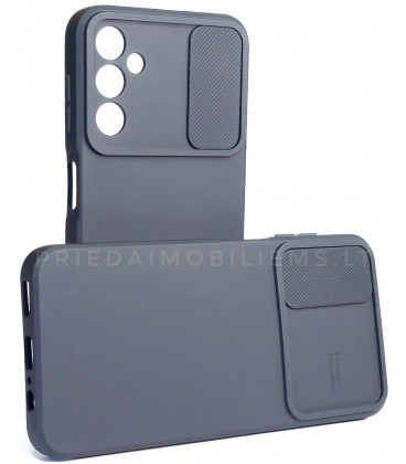 Juodas dėklas su kameros apsauga Samsung Galaxy A14 4G / 5G telefonui "Camshield Soft"