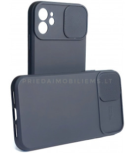 Juodas dėklas su kameros apsauga Apple iPhone 11 telefonui "Camshield Soft"