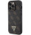 Juodas dėklas Apple iPhone 14 Pro telefonui "Guess PU Leather 4G Triangle Metal Logo Case"