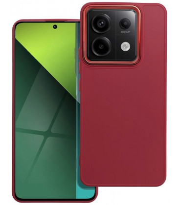 Raudonas dėklas Xiaomi Redmi Note 13 Pro 5G telefonui "Frame Case"