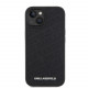 Juodas dėklas Apple iPhone 15 telefonui "Karl Lagerfeld PU Quilted Pattern Case"