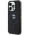 Juodas dėklas Apple iPhone 15 Pro telefonui "Karl Lagerfeld IML Ikonik MagSafe Case"