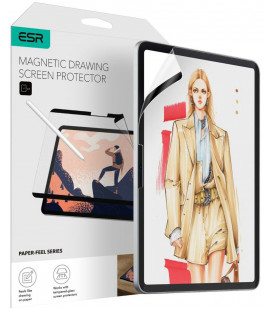 Matinė apsauginė plėvelė Apple iPad Pro 11 5 / 2024 planšetei "ESR Paper Feel Magnetic 2-Pack"