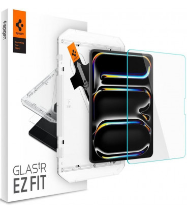 Apsauginis grūdintas stiklas Apple iPad Pro 13” 7 / 8 / 2024-2025 planšetei "Spigen Glas.TR EZ Fit"