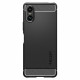 Matinis juodas dėklas Sony Xperia 10 VI telefonui "Spigen Rugged Armor"