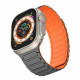 Pilka / oranžinė apyrankė Apple Watch 6 / 7 / 8 / 9 / SE / Ultra 1 / 2 (42 / 44 / 45 / 49 mm) laikrodžiui "Tech-Protect Iconband