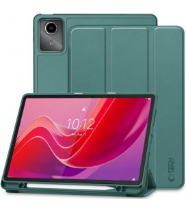 Žalias atverčiamas dėklas Lenovo Tab M11 / K11E 11.0 TB-330 planšetei "Tech-Protect Smartcase"