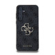 Pilkas dėklas Samsung Galaxy A55 5G telefonui "Guess PU 4G Metal Logo Case"