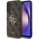 Rudas dėklas Samsung Galaxy A55 5G telefonui "Guess PU 4G Metal Logo Case"