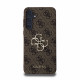 Rudas dėklas Samsung Galaxy A55 5G telefonui "Guess PU 4G Metal Logo Case"