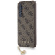 Rudas dėklas Samsung Galaxy A55 5G telefonui "Guess 4G Charms Case"