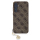 Rudas dėklas Samsung Galaxy A55 5G telefonui "Guess 4G Charms Case"