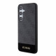 Pilkas dėklas Samsung Galaxy S24 Plus telefonui "Guess PU 4G Stripe Case"