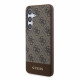 Rudas dėklas Samsung Galaxy S24 telefonui "Guess PU 4G Stripe Case"