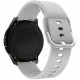 Pilka silikoninė 20mm apyrankė laikrodžiams "Silicone Strap TYS"