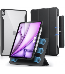 Juodas atverčiamas dėklas Apple iPad Air 13 1 / 2 / 2024-2025 planšetei "ESR Rebound Hybrid"