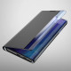 Juodas atverčiamas dėklas Samsung Galaxy S24 telefonui "New Sleep Case"