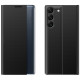Juodas atverčiamas dėklas Samsung Galaxy A05s telefonui "New Sleep Case"
