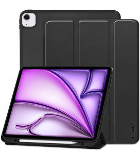 Juodas atverčiamas dėklas Apple iPad Air 13 2024 planšetei "Tech-Protect SC"
