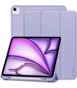 Violetinis atverčiamas dėklas Apple iPad Air 13” 1 / 2 / 3 / 2024-2026 planšetei "Tech-Protect SC"