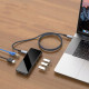 Pilkas USB-C - USB-C PD240W 100cm laidas "Tech-Protect Ultraboost Max USB 4.0 8K 40GBPS"
