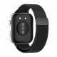 Juoda apyrankė Huawei Watch Fit 3 / 4 / 4 Pro laikrodžiui "Tech-Protect Milaneseband"