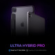 Juodas atverčiamas dėklas Apple iPad Pro 11 5 / 2024 planšetei "Spigen Ultra Hybrid Pro"