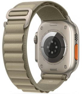 Titanium / Olive apyrankė Apple Watch 4 / 5 / 6 / 7 / 8 / 9 / SE / Ultra 1 / 2 (42 / 44 / 45 / 49 mm) laikrodžiui "Tech-Protect 