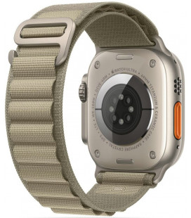 Titanium / Olive apyrankė Apple Watch 6 / 7 / 8 / 9 / 10 / SE / Ultra 1 / 2 ( 44 / 45 / 46 / 49 mm) "Tech-Protect Nylon Pro"