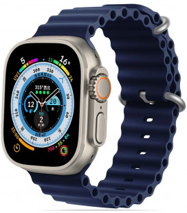 Mėlyna apyrankė Apple Watch 6 / 7 / 8 / 9 / 10 / SE / Ultra 1 / 2 ( 44 / 45 / 46 / 49 mm) "Tech-Protect Iconband Pro"