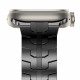 Juoda apyrankė Apple Watch 4 / 5 / 6 / 7 / 8 / 9 / SE / Ultra 1 / 2 (42 / 44 / 45 / 49 mm) laikrodžiui "Tech-Protect Stainless L