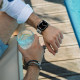 Juoda apyrankė Apple Watch 8 / 9 / 10 / 11 / SE / ULTRA (44 / 45 / 46 / 49 MM) "Tech-Protect Stainless Line"
