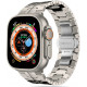 Titanium apyrankė Apple Watch 4 / 5 / 6 / 7 / 8 / 9 / SE / Ultra 1 / 2 (42 / 44 / 45 / 49 mm) laikrodžiui "Tech-Protect Stainles