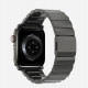 Juoda apyrankė Apple Watch 6 / 7 / 8 / 9 / 10 / SE / Ultra 1 / 2 ( 44 / 45 / 46 / 49 mm) laikrodžiui "Tech-Protect Steelband"