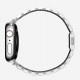 Sidabrinės spalvos apyrankė Apple Watch 4 / 5 / 6 / 7 / 8 / 9 / SE / Ultra 1 / 2 (42 / 44 / 45 / 49 mm) laikrodžiui "Tech-Protec