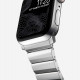 Sidabrinės spalvos apyrankė Apple Watch 6 / 7 / 8 / 9 / 10 / SE / Ultra 1 / 2 ( 44 / 45 / 46 / 49 mm) "Tech-Protect Steelband"