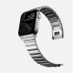 Sidabrinės spalvos apyrankė Apple Watch 6 / 7 / 8 / 9 / 10 / SE / Ultra 1 / 2 ( 44 / 45 / 46 / 49 mm) "Tech-Protect Steelband"