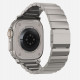 Pilka (Titanium) apyrankė Apple Watch 8 / 9 / 10 / 11 / 12 / SE / Ultra (44 / 45 / 46 / 49 mm) "Tech-Protect Steelband"