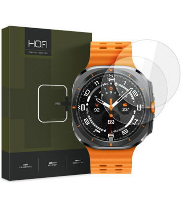 Apsauginis grūdintas stiklas Samsung Galaxy Watch Ultra 2024 / 2025 (47mm) laikrodžiui "HOFI Glass Pro+ 2-Pack"