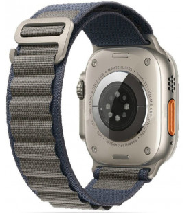 Mėlyna apyrankė Apple Watch 4 / 5 / 6 / 7 / 8 / 9 / SE / Ultra 1 / 2 (42 / 44 / 45 / 49 mm) laikrodžiui "Tech-Protect Nylon Pro"